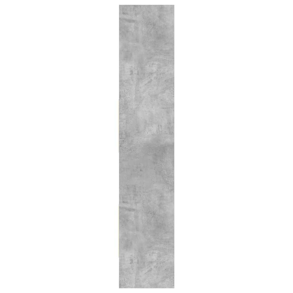 Knihovna Betonově Šedá 40 X 35 X 180 Cm Kompozitní Dřevo