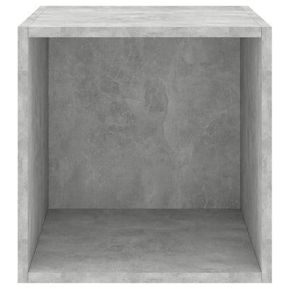 Nástěnné Skříňky 2 Ks Betonově Šedé 37 X 37 X 37 Cm Dřevotříska