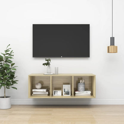 Nástěnná Tv Skříňka Šedá Vysoký Lesk 37X37X142,5 Cm Dřevotříska