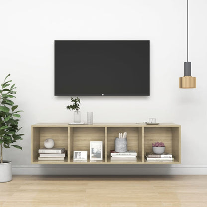 Nástěnná Tv Skříňka Šedá Vysoký Lesk 37X37X142,5 Cm Dřevotříska