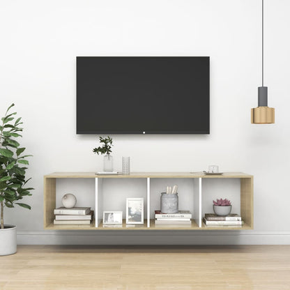 Nástěnná Tv Skříňka Šedá Vysoký Lesk 37X37X142,5 Cm Dřevotříska