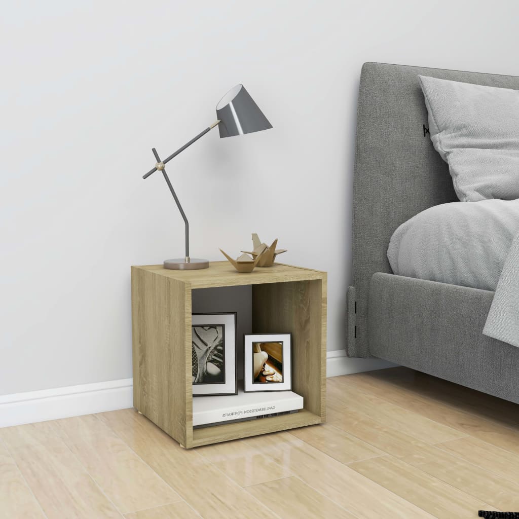 Tv Stolky 4 Ks Bílé Vysoký Lesk 37X35X37 Cm Kompozitní Dřevo
