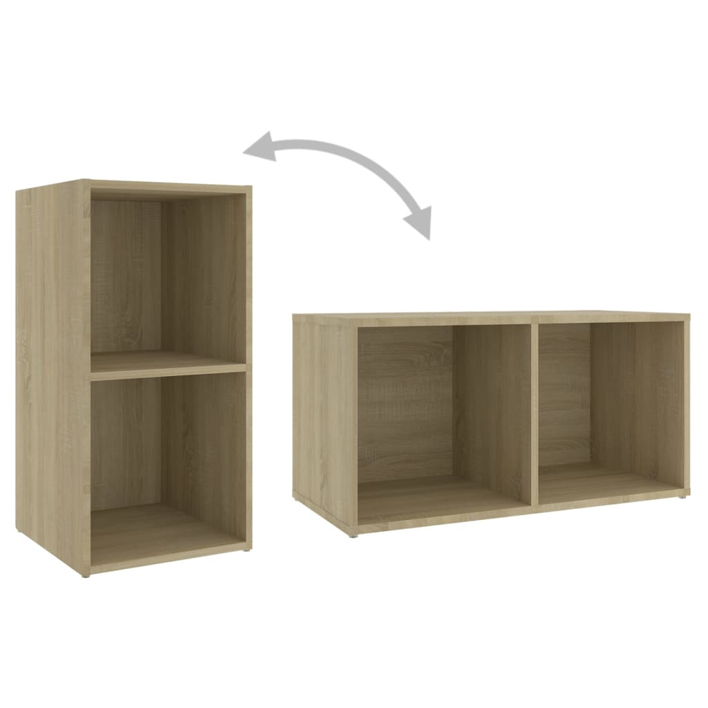Tv Stolek 72 X 35 X 36,5 Cm Kompozitní Dřevo Dub Sonoma