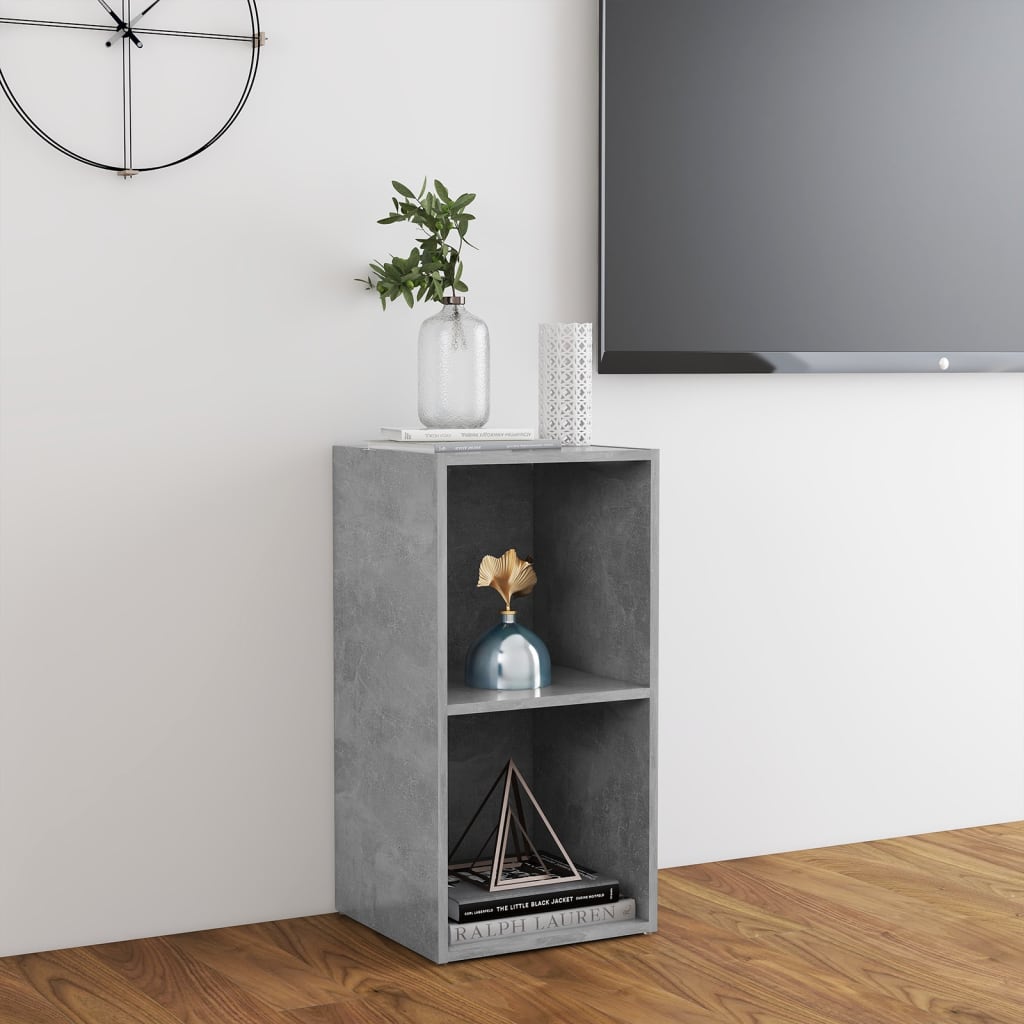 Tv Stolek Betonově Šedý 72 X 35 X 36,5 Cm Kompozitní Dřevo Betonová Šedá
