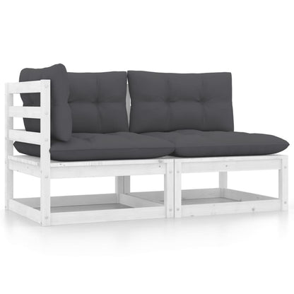 Zahradní S Poduškou Masivní Borové Dřevo