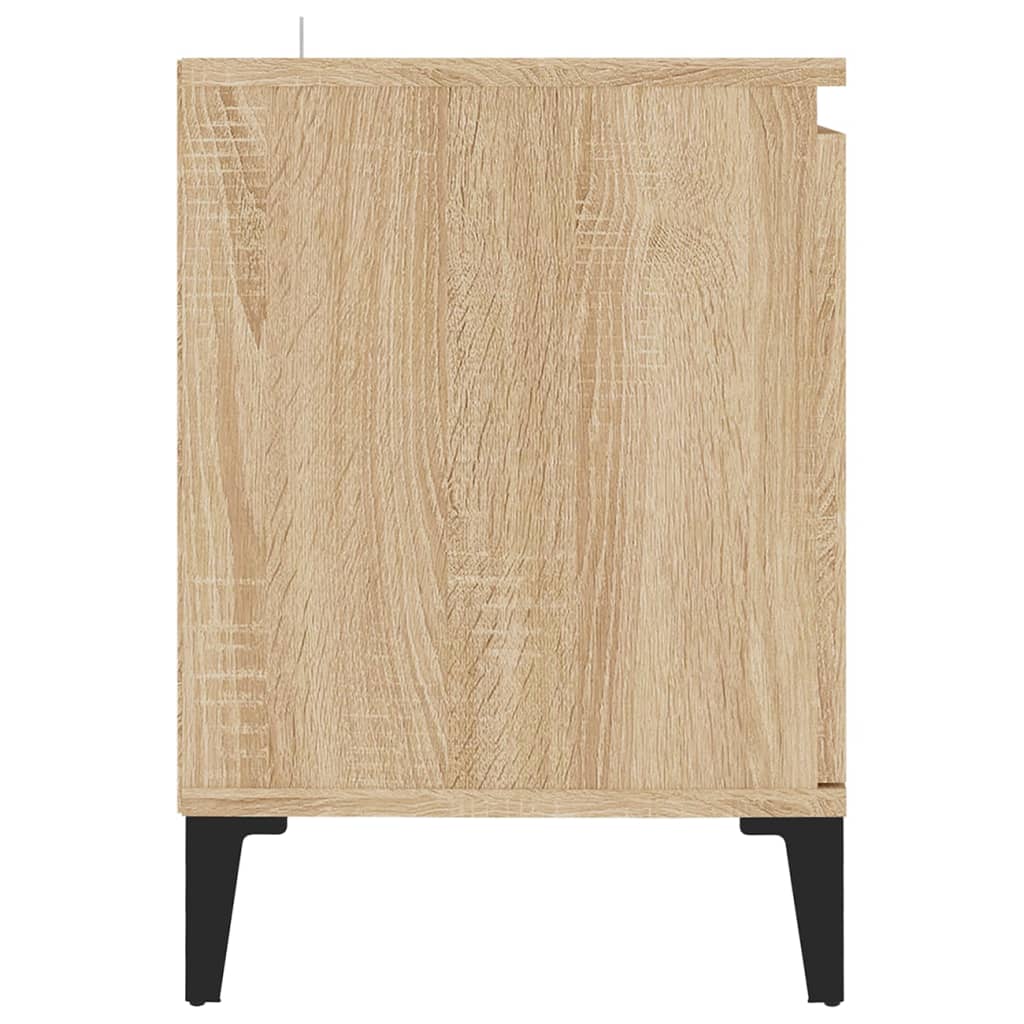 Tv Stolek S Kovovými Nohami Dub Sonoma 103,5 X 35 X 50 Cm