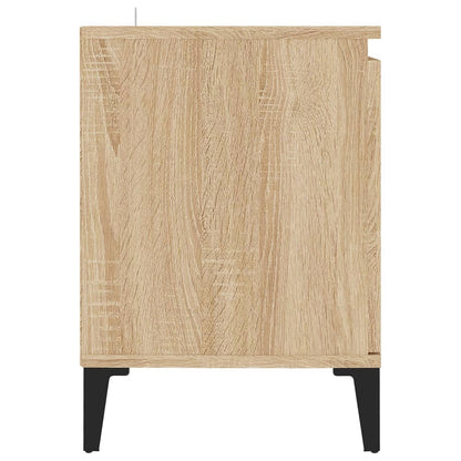 Tv Stolek S Kovovými Nohami Dub Sonoma 103,5 X 35 X 50 Cm