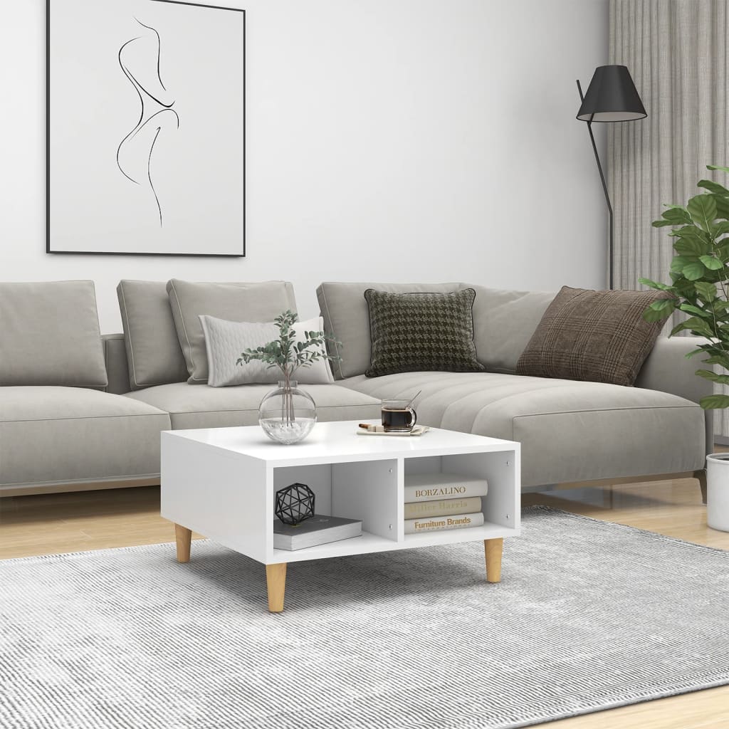 Konferenční Stolek 60 X 60 X 30 Cm Kompozitní Dřevo