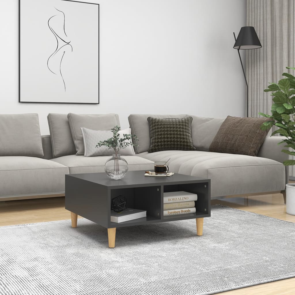 Konferenční Stolek 60 X 60 X 30 Cm Kompozitní Dřevo
