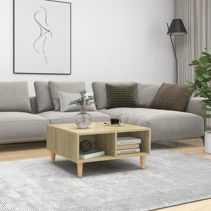 Konferenční Stolek 60 X 60 X 30 Cm Kompozitní Dřevo