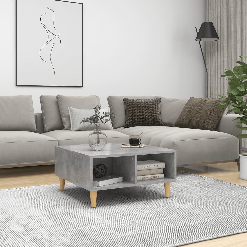 Konferenční Stolek 60 X 60 X 30 Cm Kompozitní Dřevo