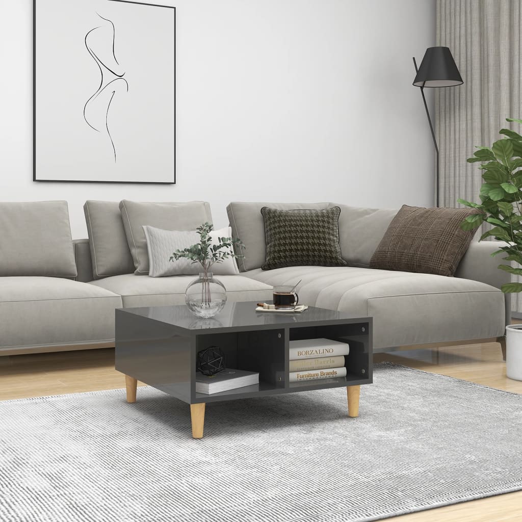 Konferenční Stolek 60 X 60 X 30 Cm Kompozitní Dřevo