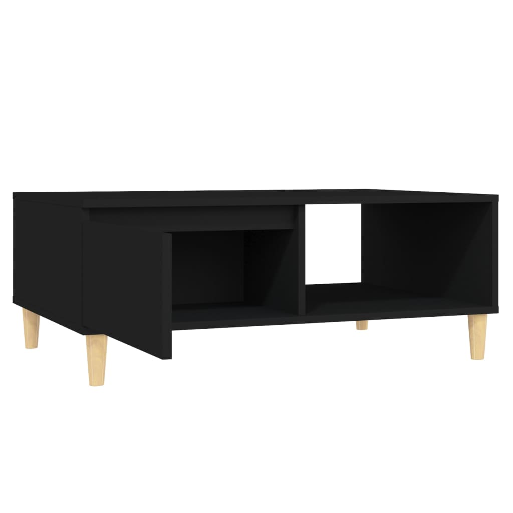 Konferenční Stolek Černý 90 X 60 X 35 Cm Kompozitní Dřevo