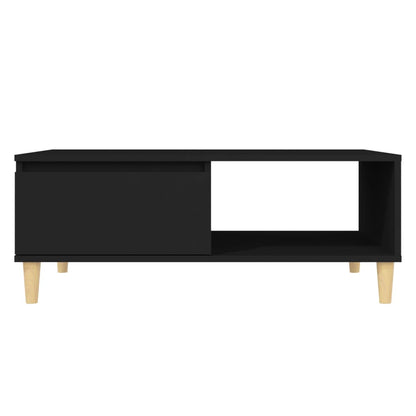 Konferenční Stolek Černý 90 X 60 X 35 Cm Kompozitní Dřevo