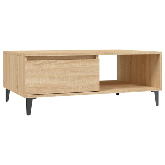 Konferenční Stolek Dub Sonoma 90 X 60 X 35 Cm Kompozitní Dřevo