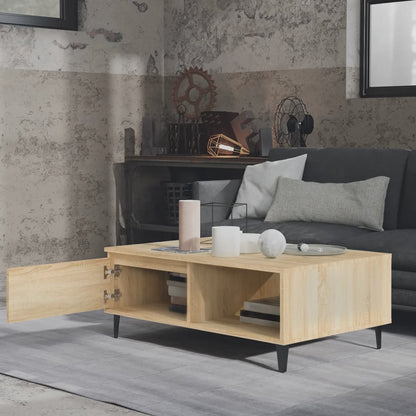 Konferenční Stolek Dub Sonoma 90 X 60 X 35 Cm Kompozitní Dřevo