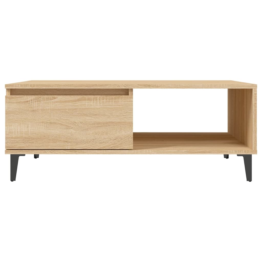 Konferenční Stolek Dub Sonoma 90 X 60 X 35 Cm Kompozitní Dřevo