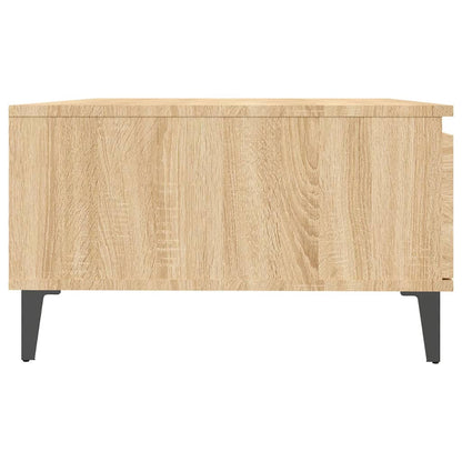 Konferenční Stolek Dub Sonoma 90 X 60 X 35 Cm Kompozitní Dřevo