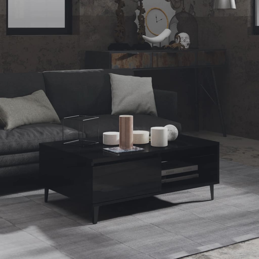 Konferenční Stolek Betonově Šedý 90X60X35 Cm Kompozitní Dřevo