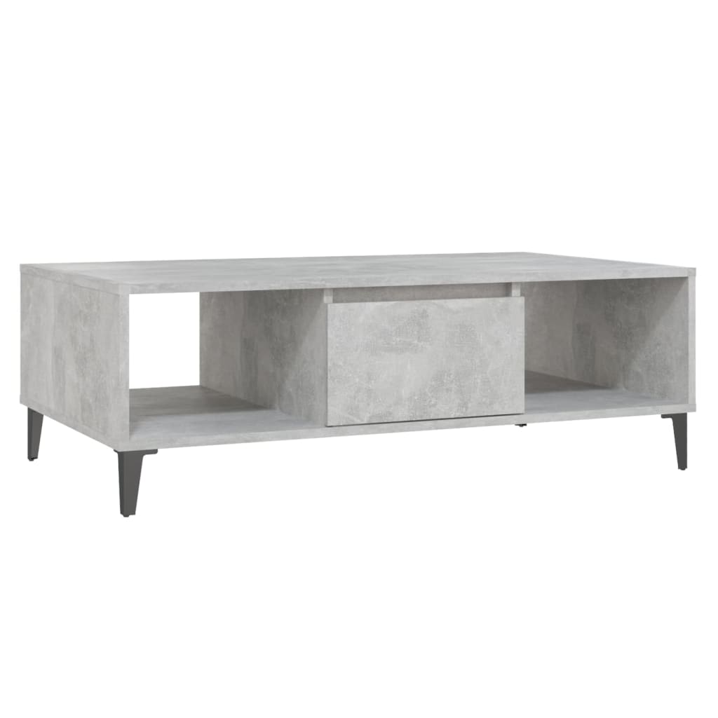 Konferenční Stolek Betonově Šedý 103,5 X 60 X 35 Cm Kompozit