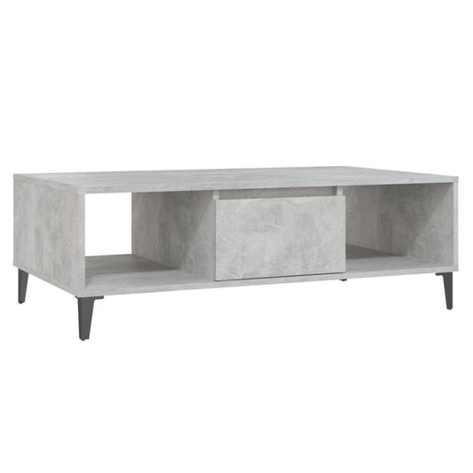 Konferenční Stolek Betonově Šedý 103,5 X 60 X 35 Cm Kompozit