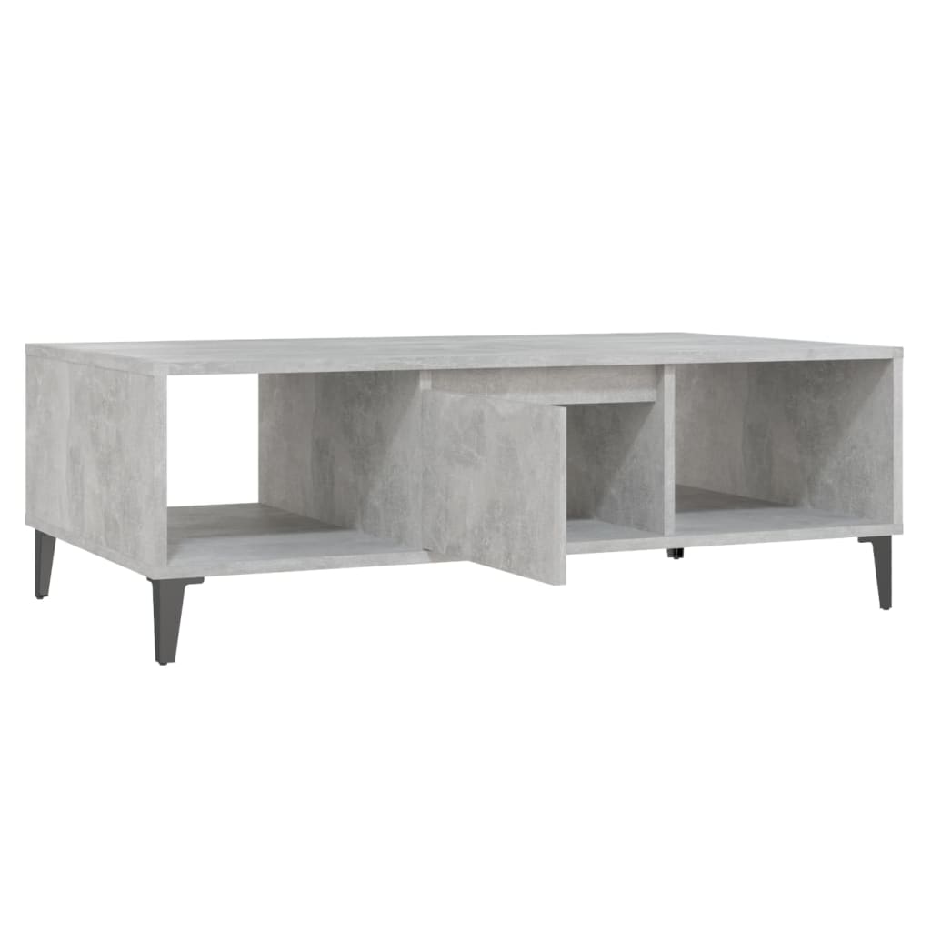Konferenční Stolek Betonově Šedý 103,5 X 60 X 35 Cm Kompozit