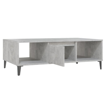 Konferenční Stolek Betonově Šedý 103,5 X 60 X 35 Cm Kompozit
