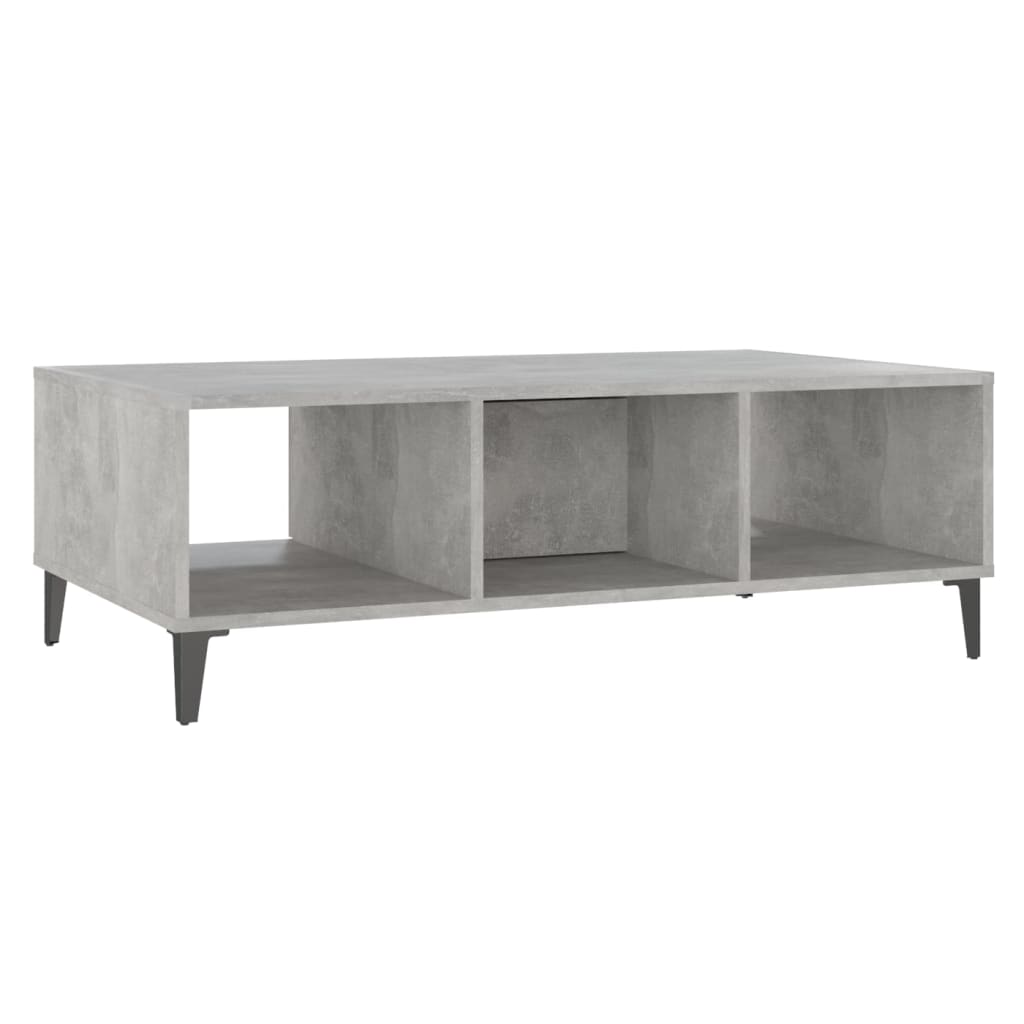 Konferenční Stolek Betonově Šedý 103,5 X 60 X 35 Cm Kompozit