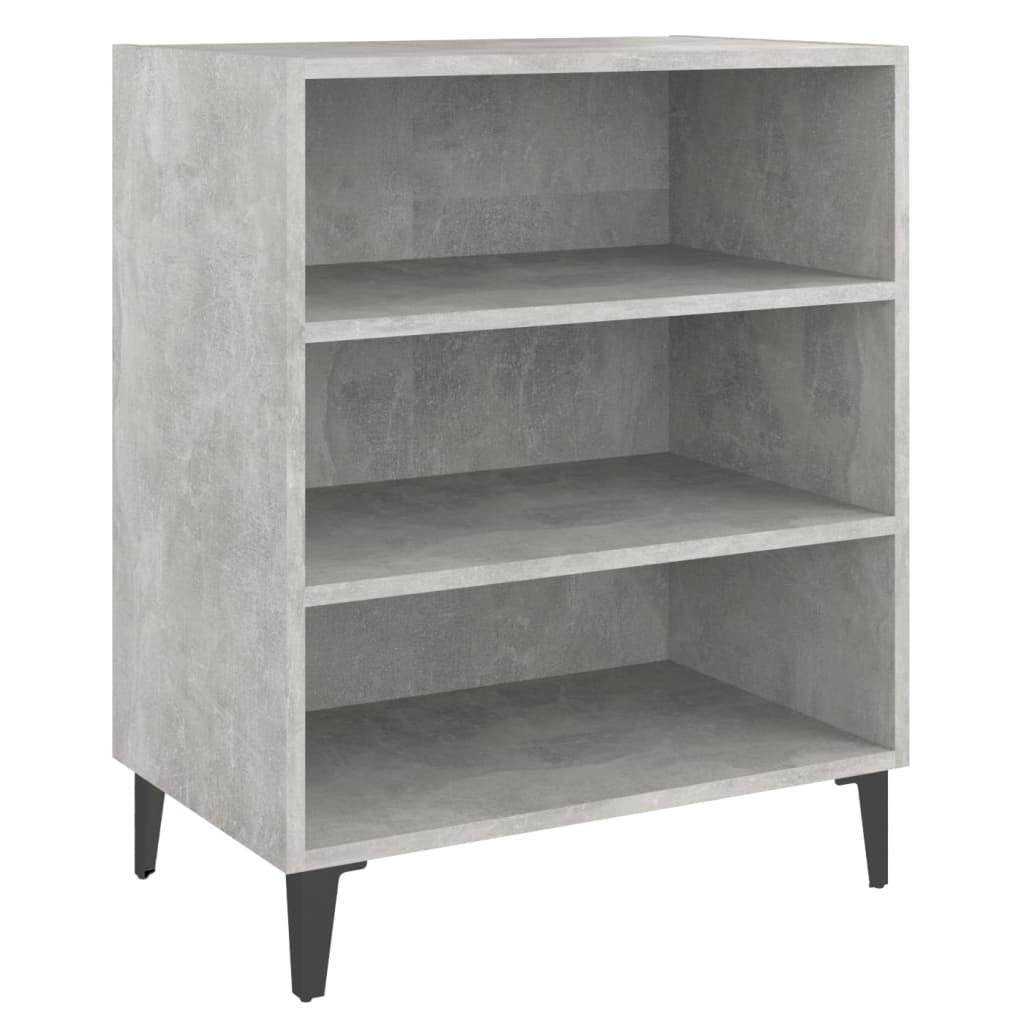 Příborník Betonově Šedý 57 X 35 X 70 Cm Kompozitní Dřevo