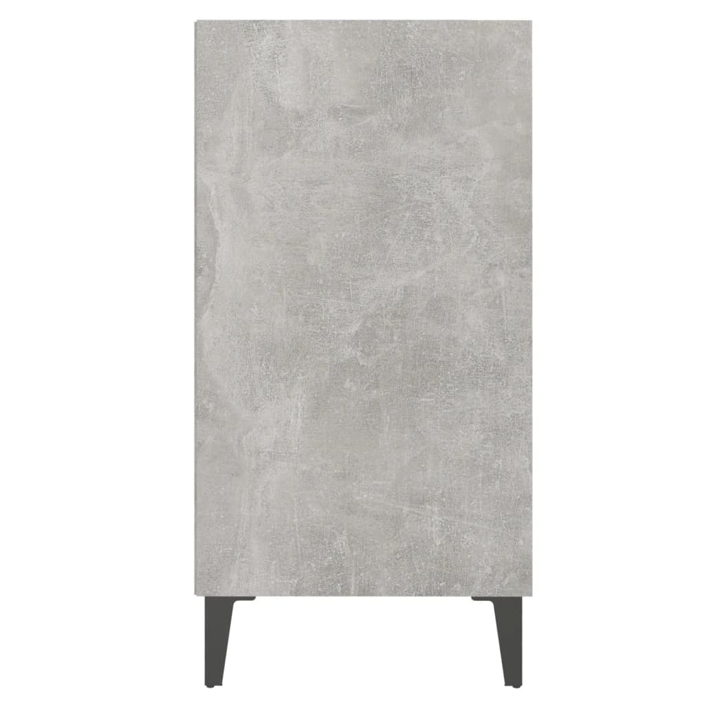 Příborník Betonově Šedý 57 X 35 X 70 Cm Kompozitní Dřevo