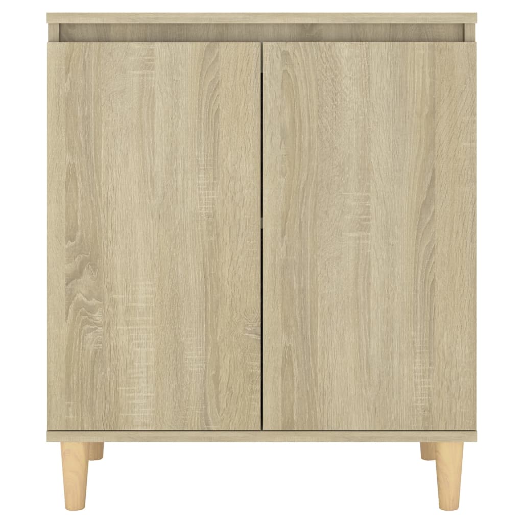 Příborník S Dřevěnými Nohami Sonoma 60X35X70Cm Kompozitní Dřevo