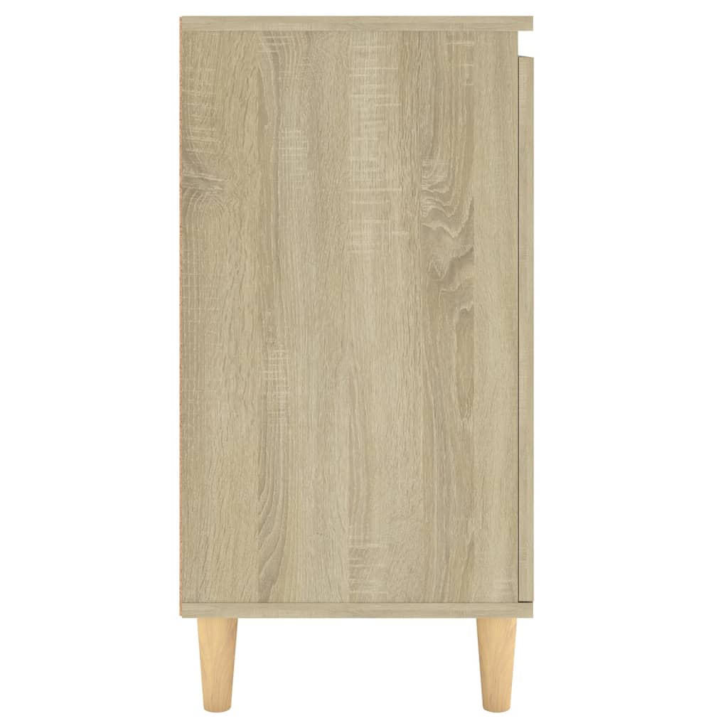 Příborník S Dřevěnými Nohami Sonoma 60X35X70Cm Kompozitní Dřevo