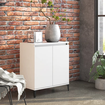 Příborník Betonově Šedý 60 X 35 X 70 Cm Kompozitní Dřevo