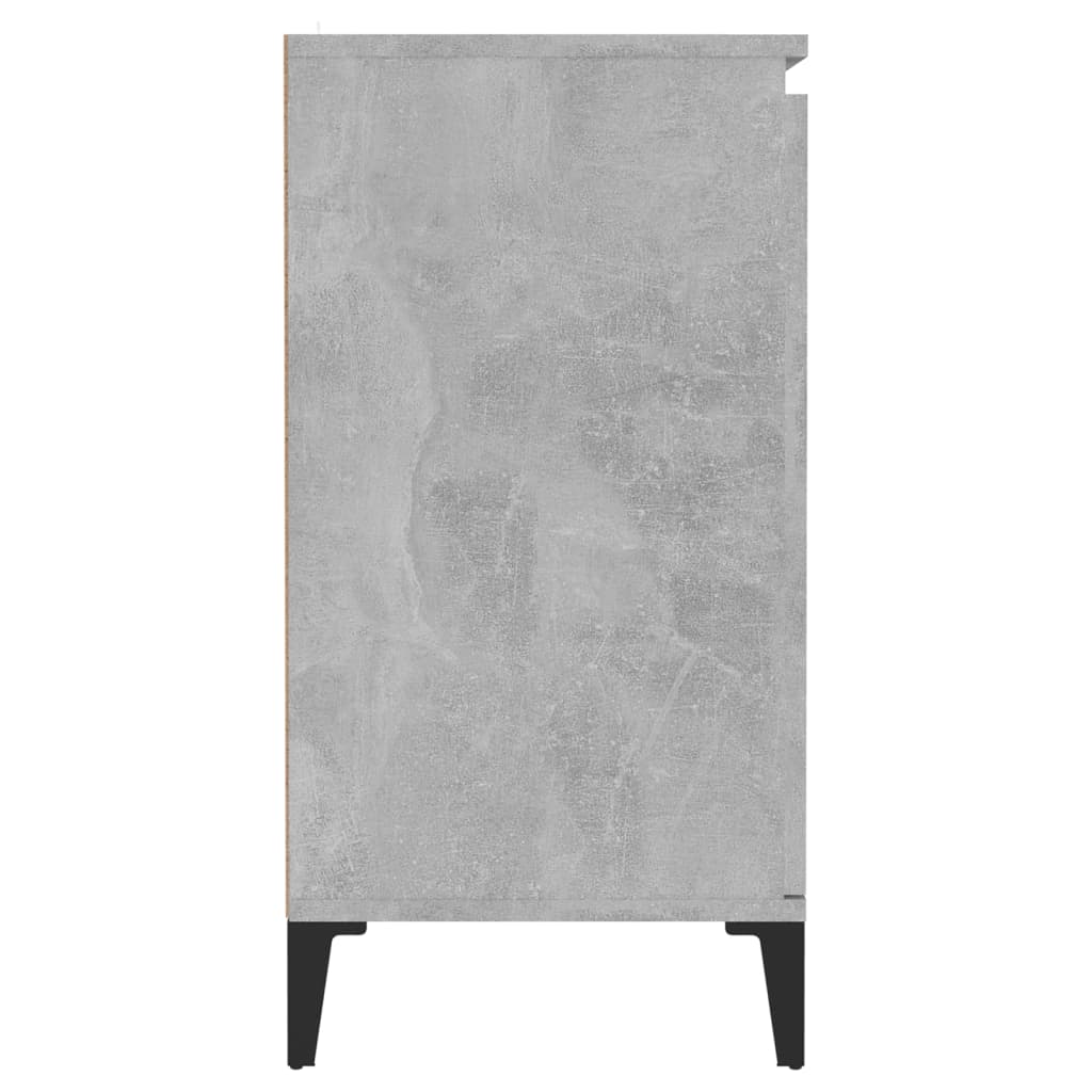 Příborník Betonově Šedý 60 X 35 X 70 Cm Kompozitní Dřevo
