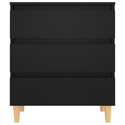 Příborník Černý 60 X 35 X 69 Cm Dřevotříska