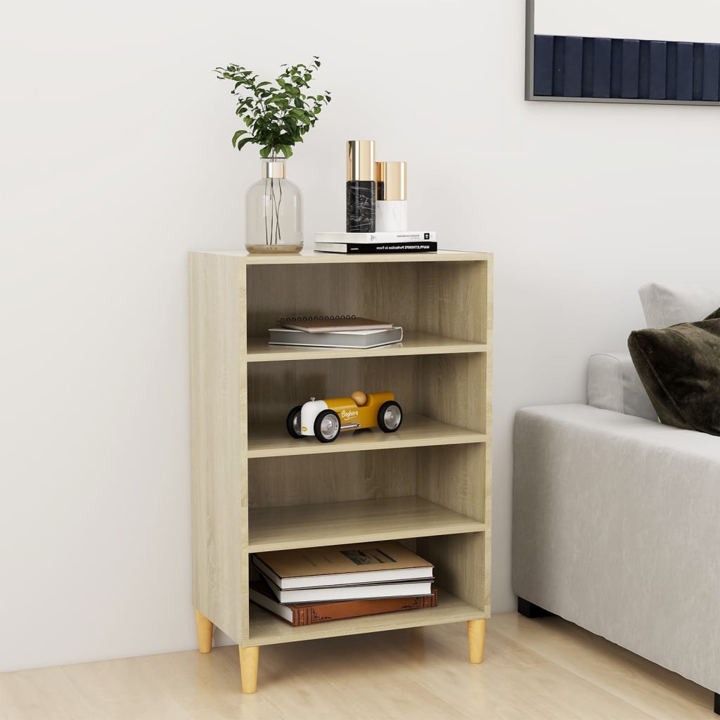 Příborník Betonově Šedý 57 X 35 X 90 Cm Kompozitní Dřevo