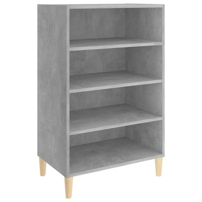 Příborník Betonově Šedý 57 X 35 X 90 Cm Kompozitní Dřevo