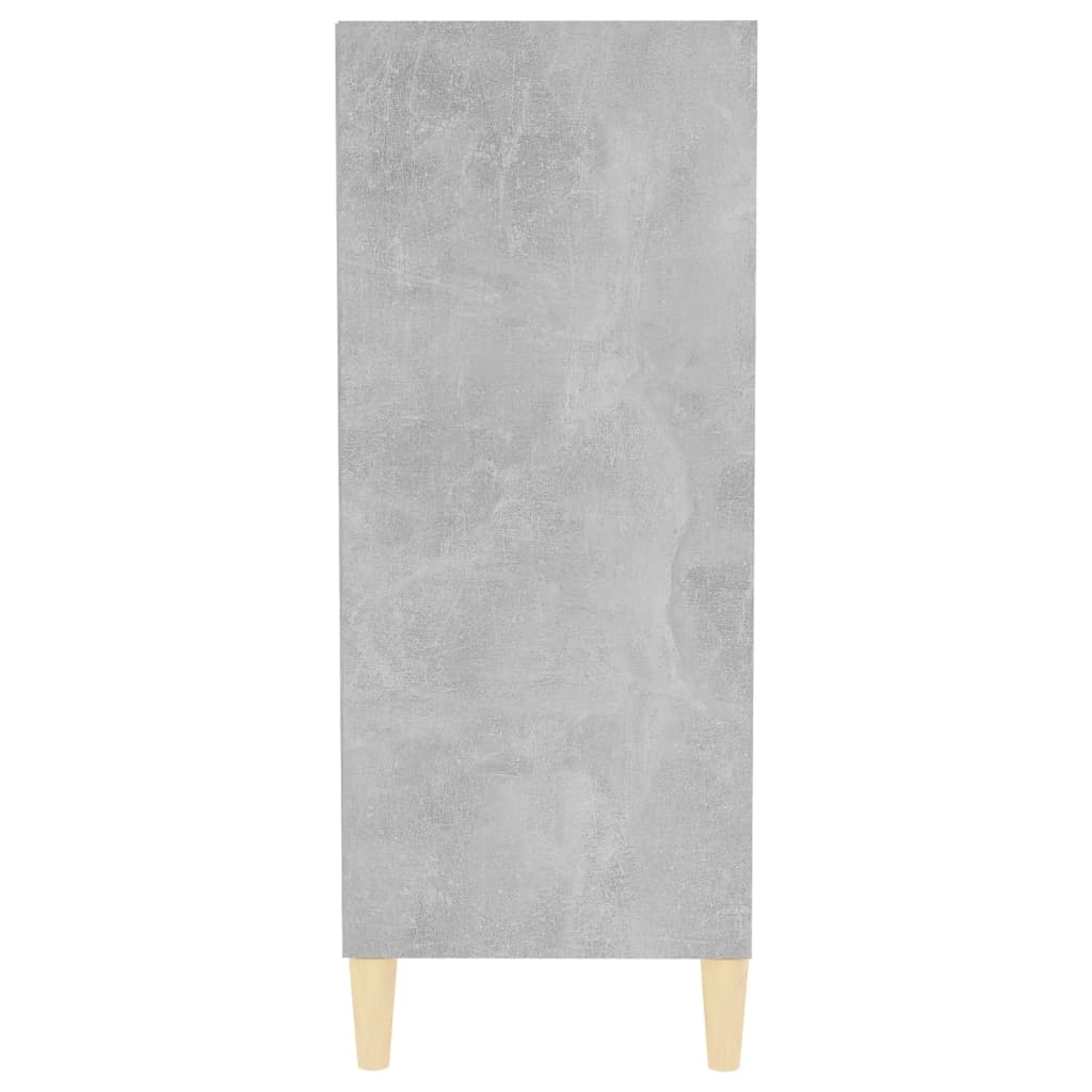 Příborník Betonově Šedý 57 X 35 X 90 Cm Kompozitní Dřevo