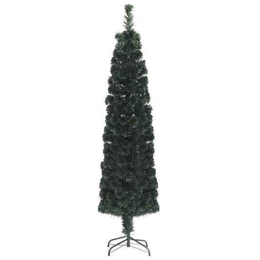 Umělý Úzký Vánoční Stromek Se Stojanem 120 Cm Optické Vlákno