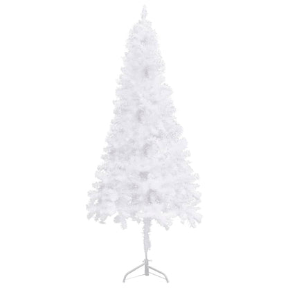 Rohový Umělý Vánoční Stromek Bílý 240 Cm Pvc