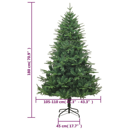 Umělý Vánoční Stromek Zelený 180 Cm Pvc A Pe