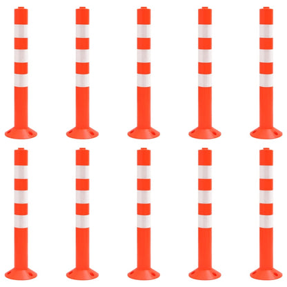 Zahrazovací Sloupky K Řízení Dopravy 5 Ks Plast 75 Cm