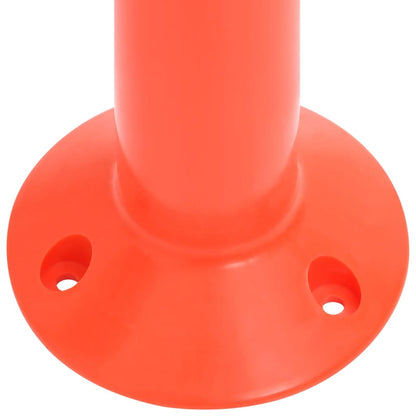 Zahrazovací Sloupky K Řízení Dopravy 4 Ks S Řetězem 75 Cm Pe