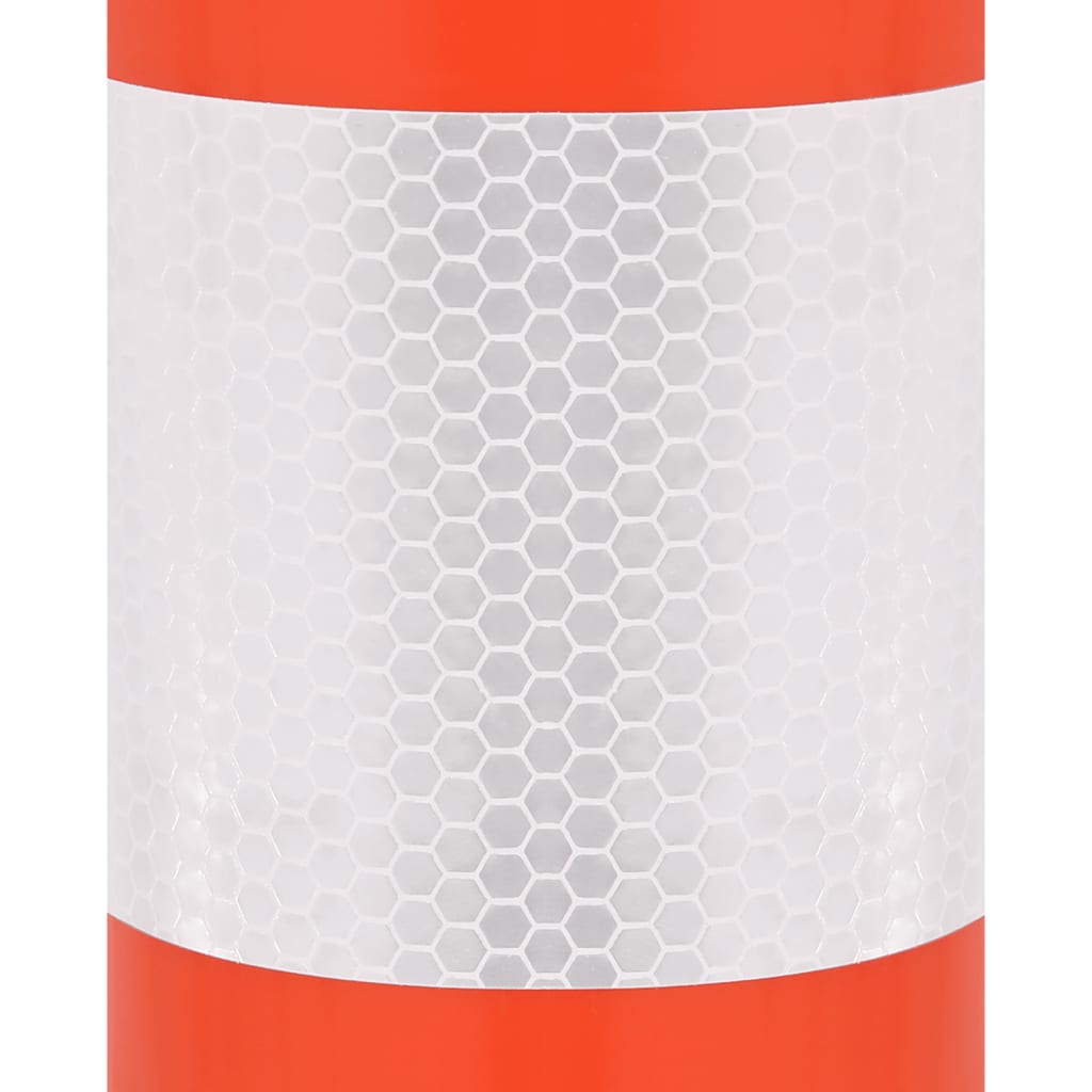 Zahrazovací Sloupky K Řízení Dopravy 10 Ks S Řetězem 75 Cm Pe