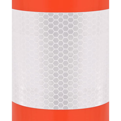 Zahrazovací Sloupky K Řízení Dopravy 10 Ks S Řetězem 75 Cm Pe