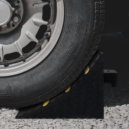 Zakládací Klíny Pod Kola 4 Ks 16 X 9 X 9 Cm Guma