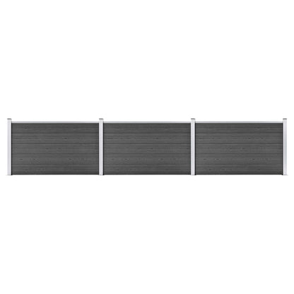 Plotový Dílec Wpc 175 X 105 Cm Černý