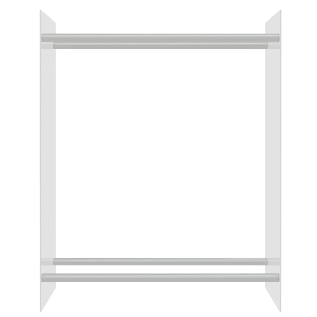 Stojan Na Palivové Dříví Průhledný Tvrzené Sklo