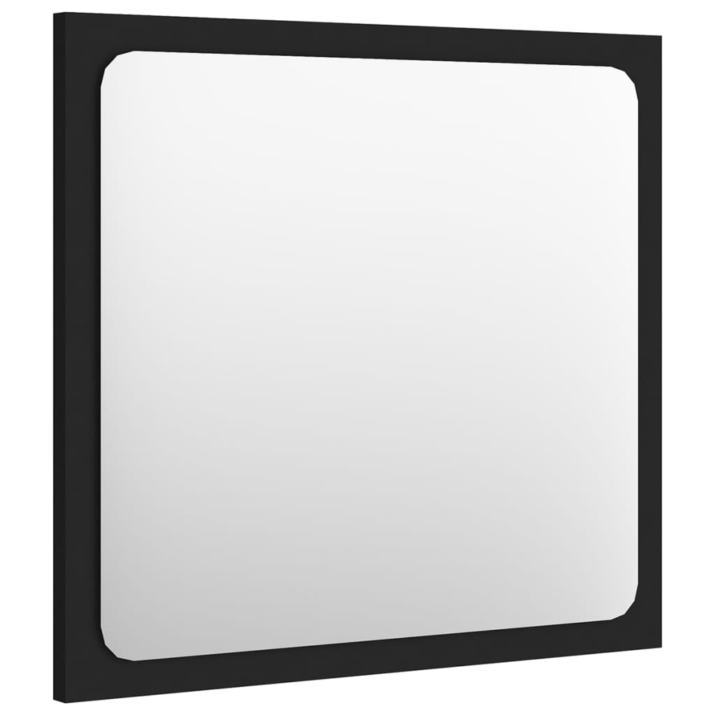 Set Koupelnového Nábytku Černý Dřevotříska