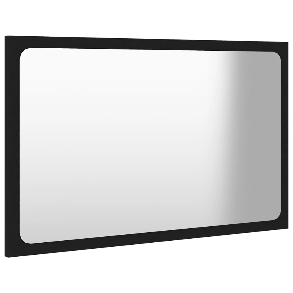 Set Koupelnového Nábytku Černý Dřevotříska